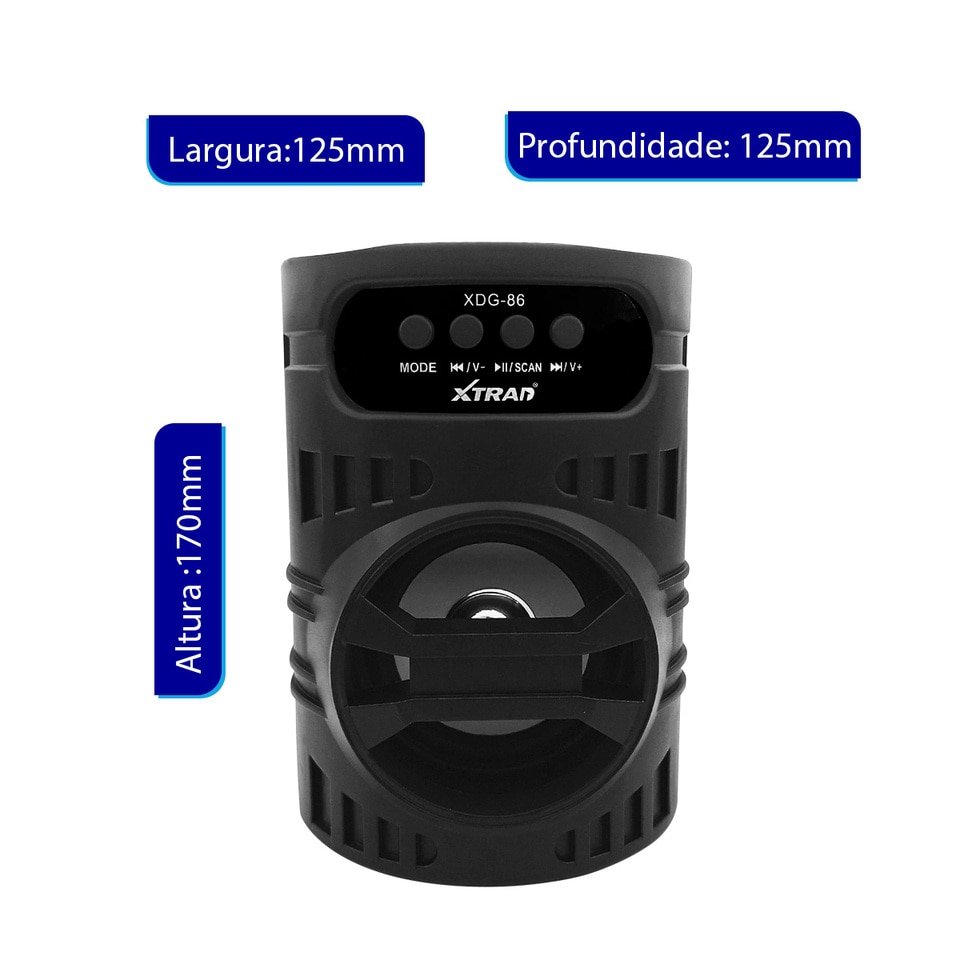 Caixa de som Bluetooth Portátil - Imagem 6