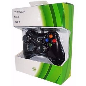 Controle USB com fio para Xbox 360 e Computador ou Notebook