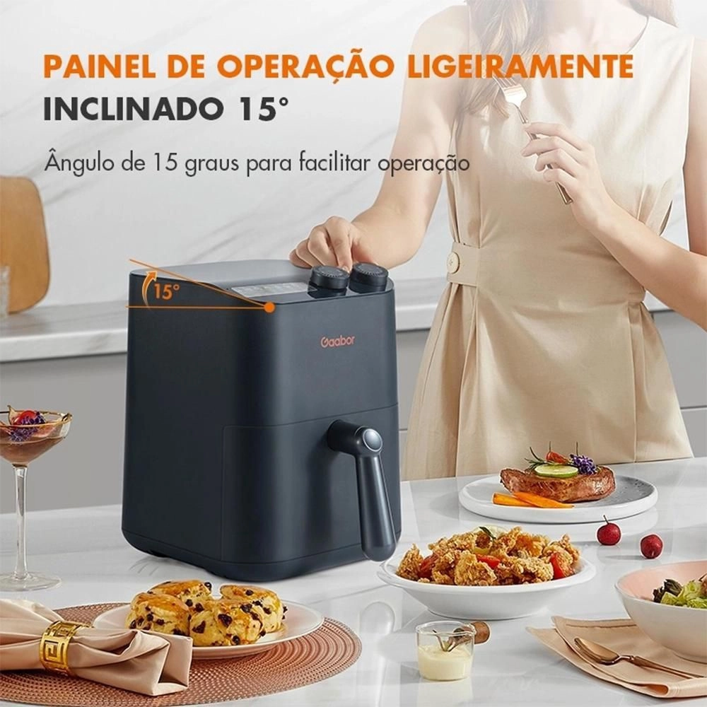 Fritadeira Elétrica Air Fryer Gaabor