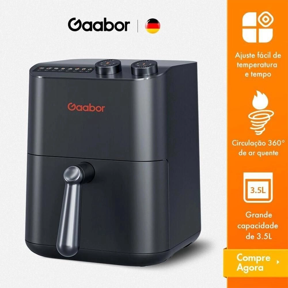 Fritadeira Elétrica Air Fryer Gaabor